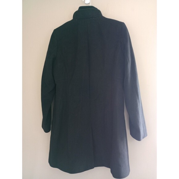 Larry Levine Wool Blend Coat Snap Closure Pockets Size 12 Petite - Picture 3 of 11